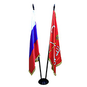 Флаг Московской области полиэфирный шелк