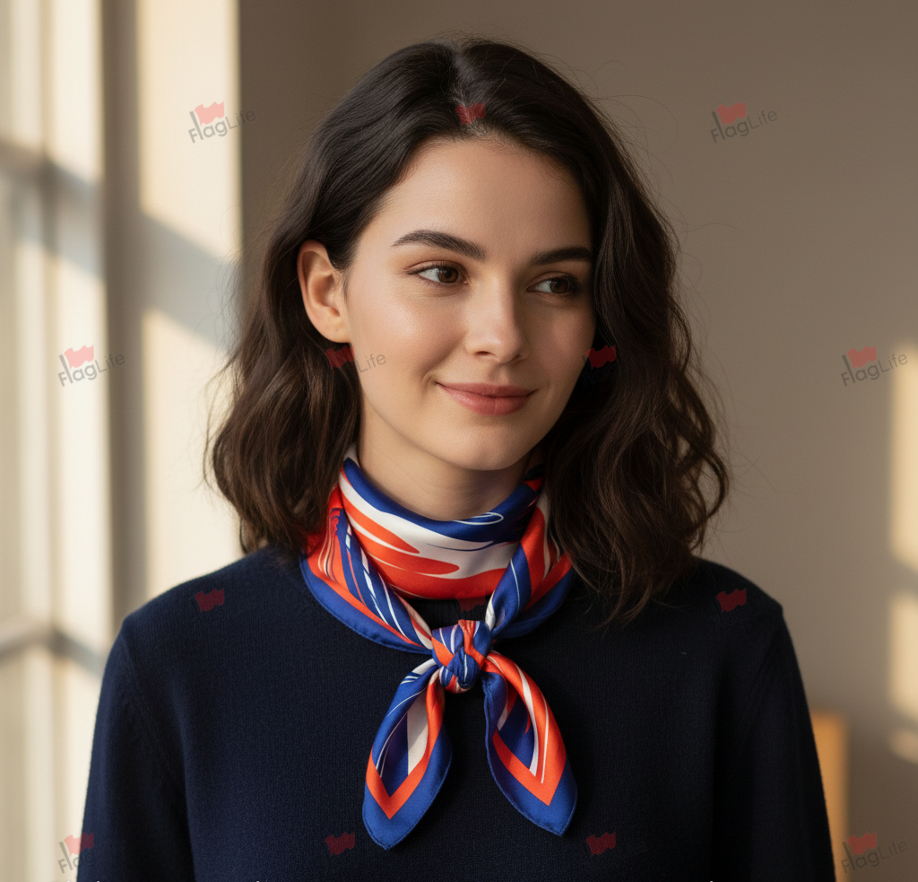 Косынка с логотипом 